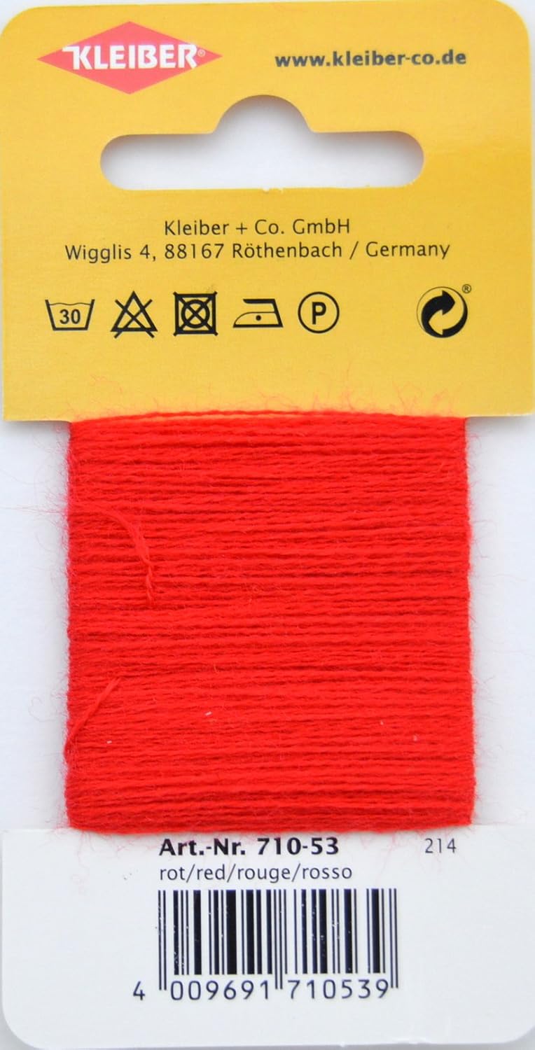 Kleiber 20 m Darning Wool, Red, 20 metros - Image 4