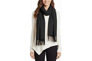 BFONS Winter Sarf for Womens, Fashion Long Shawls Wraps Pure Color, Cashmere Scarf Pashmina Shawls Wraps for Wedding Party