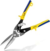 S&R Aviation Tin Snips 300mm, Cr-Mo Steel, Extra Long, Straight Cut view 1