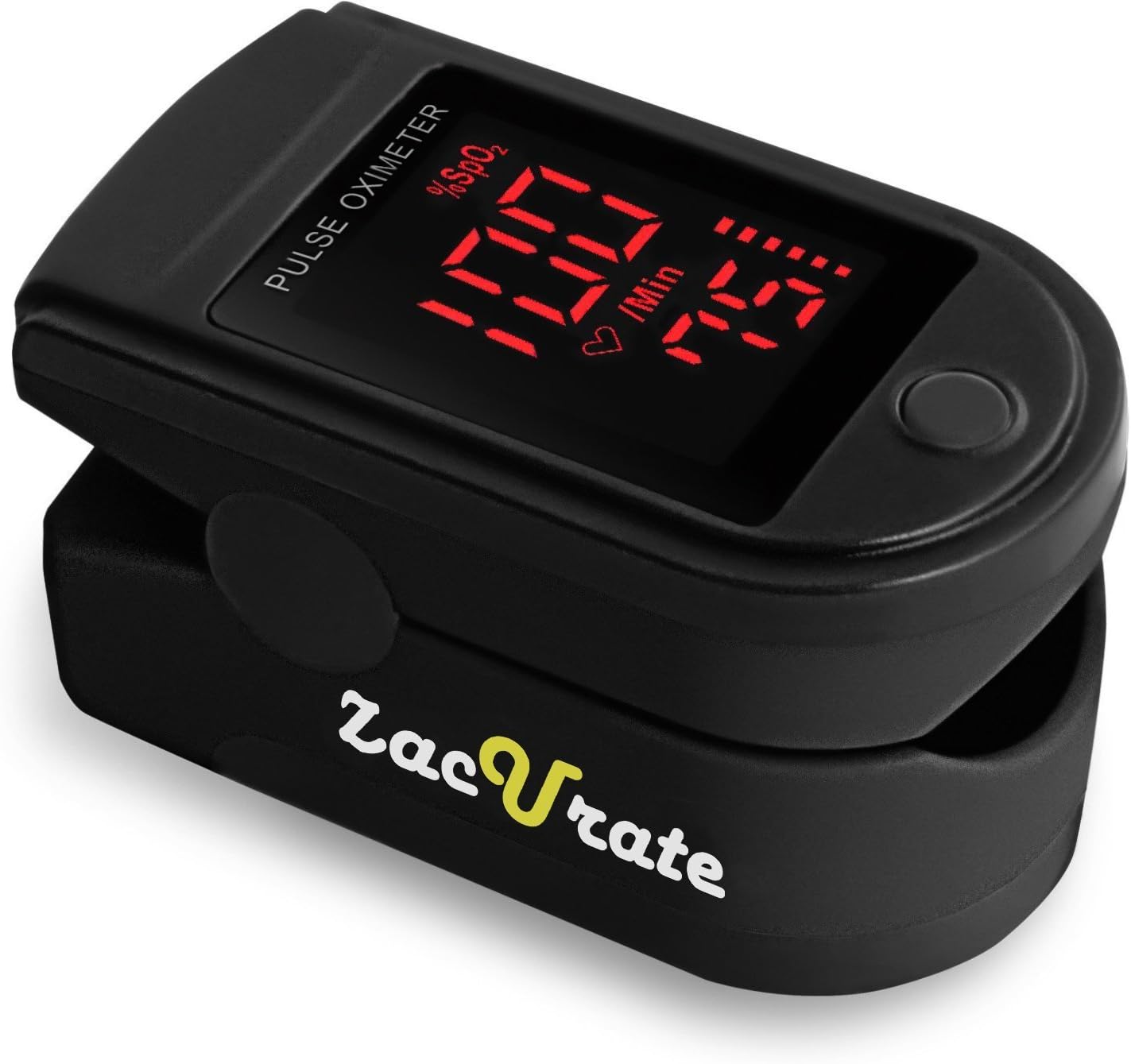 Zacurate Pink Series Fingertip Pulse Oximeter and Blood Oxygen Saturation Monitor (Smooth Pink)
