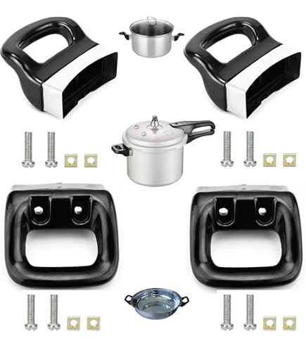 Lot de 2 poignées latérales courtes de rechange universelles en métal pour ustensiles de cuisine Lot de 2 poignées latérales courtes de rechange universelles en métal pour ustensiles de cuisine