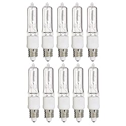 Pack of 10 – 100 Watt JDE11 Halogen candelabra