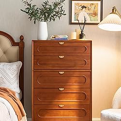 RZDEAL Solid Brass Edge Pulls for Cabinets Brushed