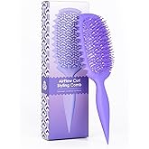 Candy Brush Curl Defining Vented Hair Brush for Effortlessly Detangling Shaping and Styling, Airflow Brush with EdgeLift for All Wet or Dry Hair Types for Women and Girl, Reduce Pulling and Frizzing