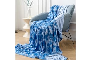 CHOSHOME Cooling Blanket King Size, Double Sided Cold Effect Arc-Chill Q-Max>0.5 Cooling Blankets for Hot Sleepers and Night Sweats, Lightweight Cold Breathable Summer Blanket, 108"*90" Blue