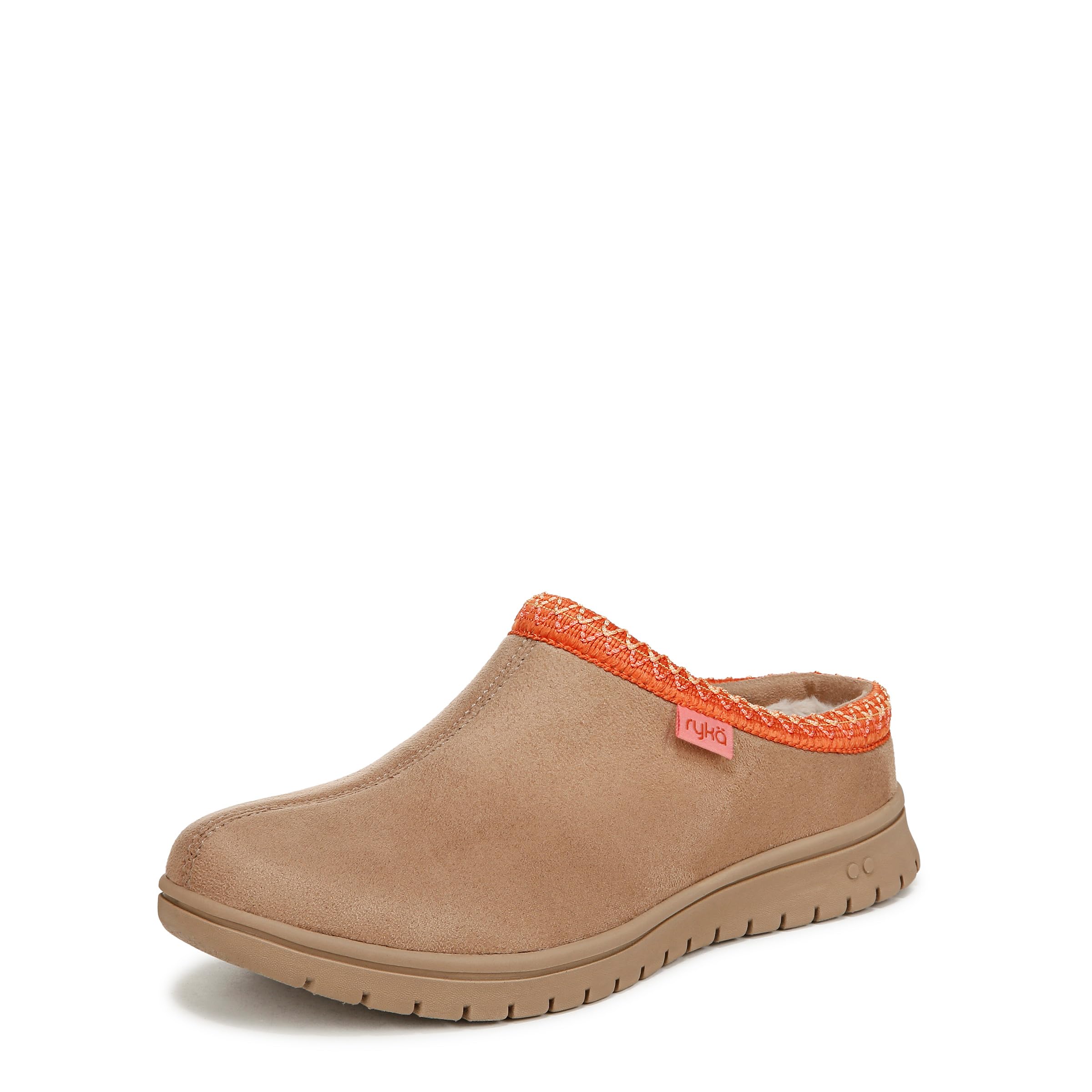 Ryka Womens Stellar Mule Walnut Brown Microfiber 11 W