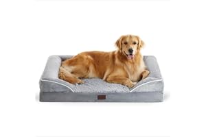 WESTERN HOME WH Orthopedic Dog Bed for large dogs, Waterproof Dog Sofa Bed with Washable Removable Cover