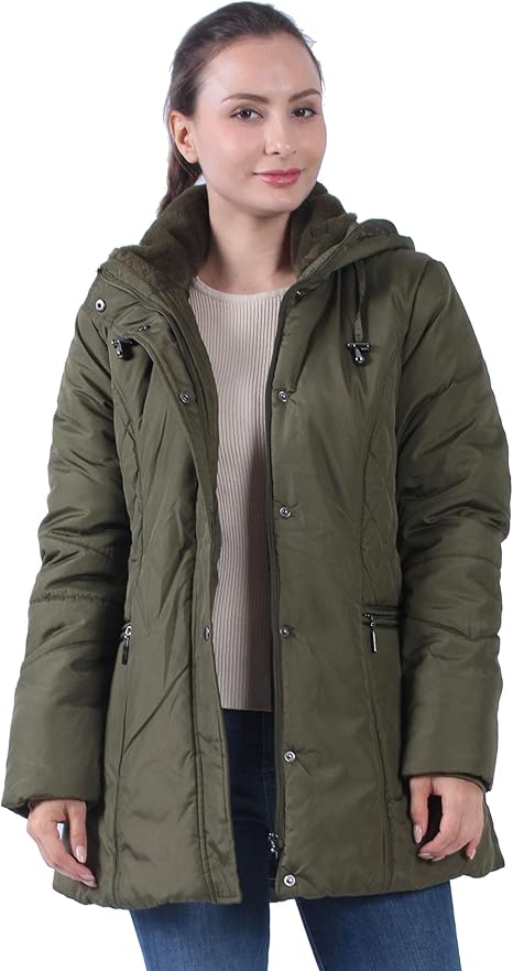 mid length puffer women