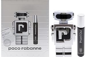 Phantom by Paco Rabanne for Men 2 Piece Set Includes: 3.4 oz Eau de Toilette Spray + 0.68 oz Eau de Toilette Spray