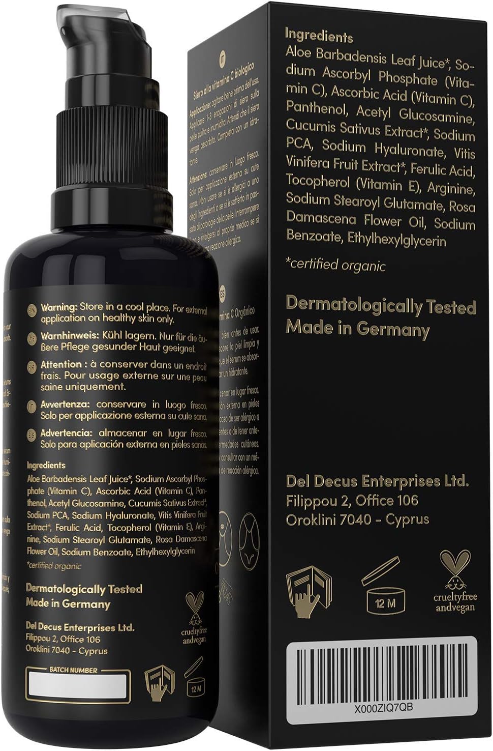 Satin Naturel Vitamin C Serum for Face 100ml, Anti Aging, Wrinkle and Dark Spots Reducing - Image 3