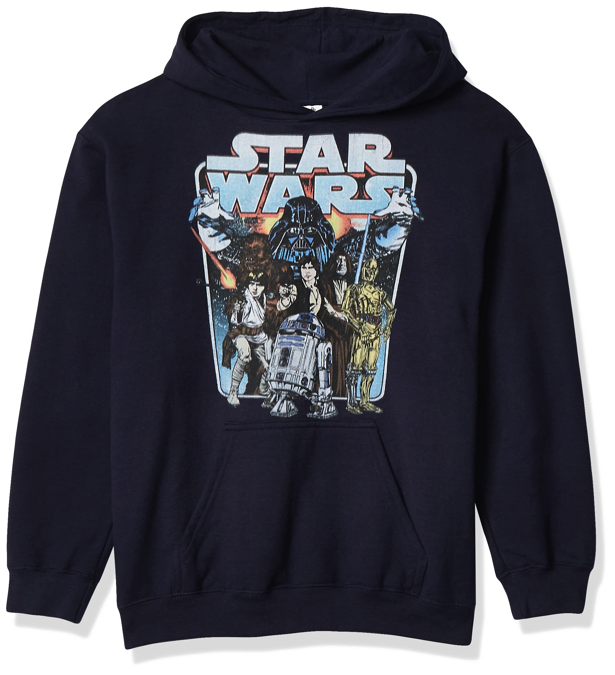 Photo 1 of **NO TAGS**Star Wars Boy's Classic Battle Hoodie, Navy Heather, Medium YOUTH