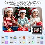 Hangrui Kids Camera Instant Print 2.4" 1080P 32GB Card 3 Rolls Paper White view 2