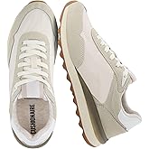 CUSHIONAIRE Women's Kicks lace up Nylon Sneaker +Comfort Foam, Wide Widths Available