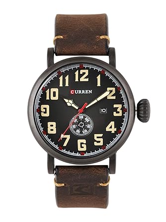 Analog Black Dial Mens Watch-8283BBR