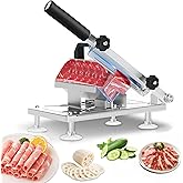 Manual Frozen Meat Slicer, Upgraded Stainless Steel Meat Cutter for Beef Mutton Bacon Home Food Slicing Machine for Hot Pot B