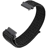Alrhso Nylon Watch Band 22mm Quick Release Watch Bands Soft Fabric Adjustable Wristband Strap for Men and Women