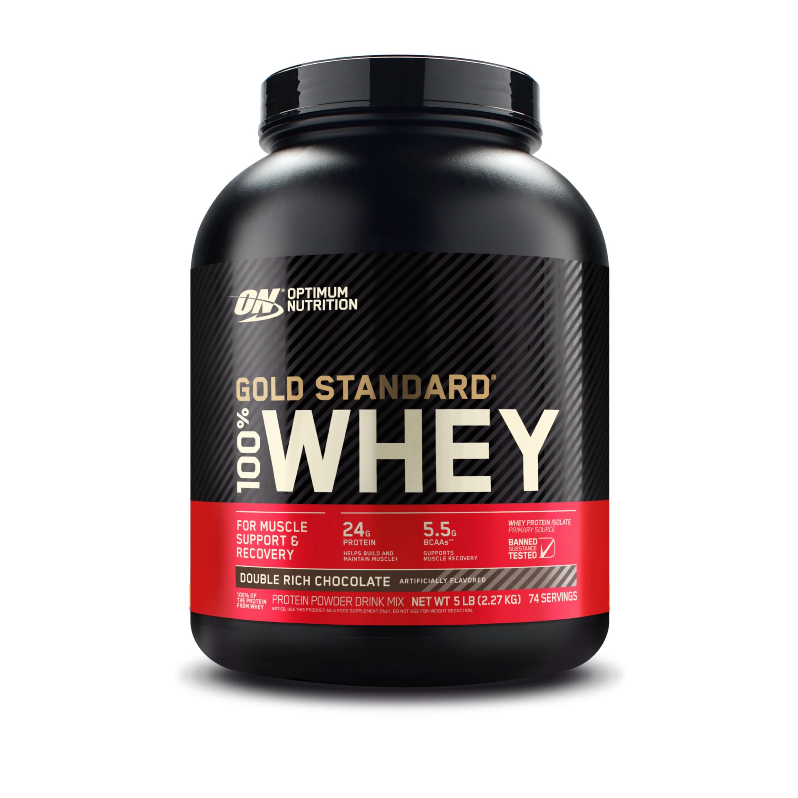 Optimum Nutrition Gold Standard 100% Whey Protein Powder & Gold Standard 100% Micellar Casein Protein Powder