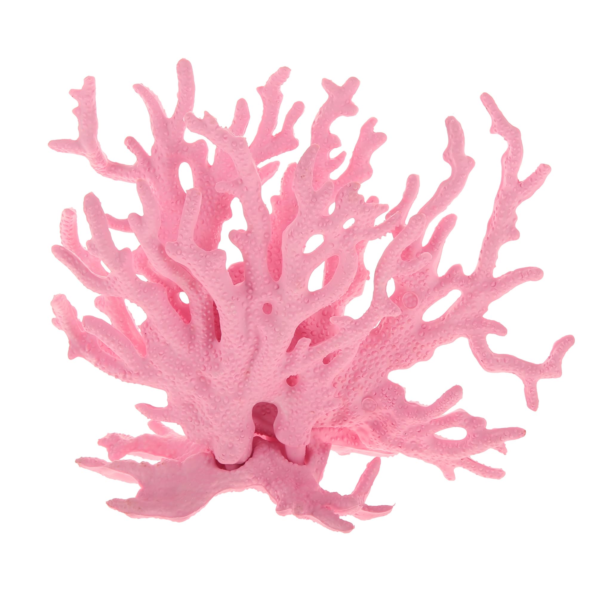 CAPASTEC Colorful Coral Reef Decor, Mini Faux Coral Decor for Aquarium Decorations,6.3x5.31inch (Pink)