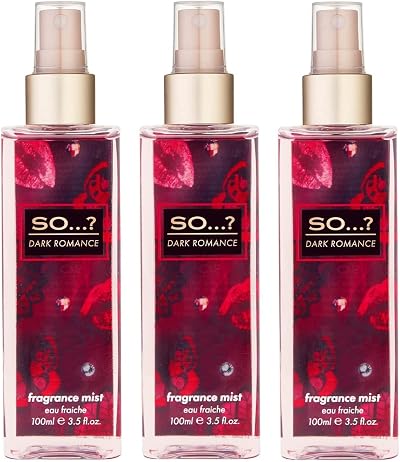 So...? Womens Dark Romance Fragrance Mist 100ml Bundle Pack of 3