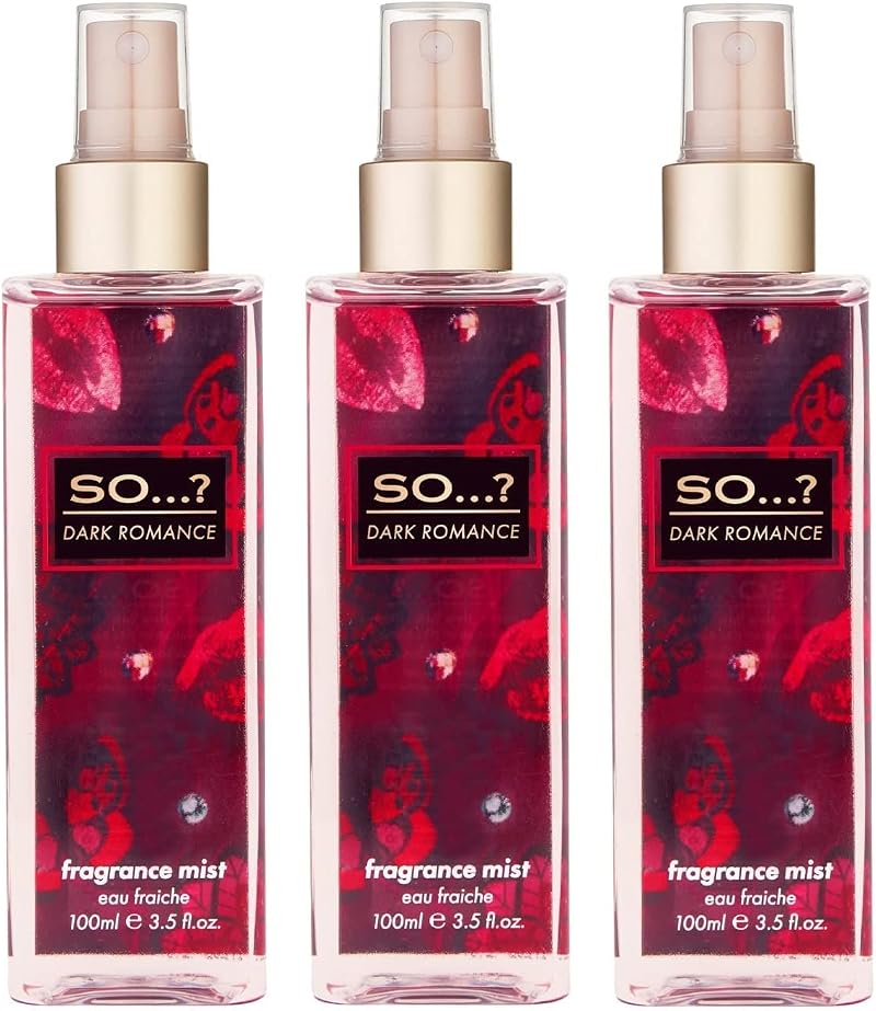 So...? Womens Dark Romance Fragrance Mist 100ml Bundle Pack of 3