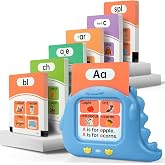 Phonics Talking Flash Cards for Kids 3-8, 532 Words, Learn to Read 2 Paths | CVC Blends Digraphs Long Vowel Sounds, Spelling &amp; Reading, Educational Toys for Kindergarten Homeschool Grades 1-2