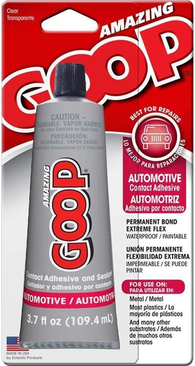 Eclectic Products 160011 Amazing Goop Automotive Glue, 3.7 oz Tube (Pack of 6)