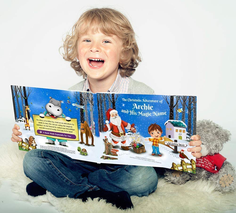 christmas book with child's name