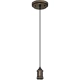 Westinghouse 6103200 Mini Pendant, Oil Rubbed Bronze