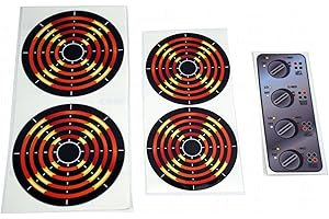 The Toy Restore Decals Stickers DIY Kids Play Kitchen 4 Burners and Dials Toy Stove Pretend Glossy Full Color