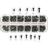 Easycargo 240pcs 12 Sizes Laptop Screws Kit, Notebook Computer Replacement Screws Assortment Kit,M2 M2.5 M3, for Lenovo Toshi