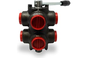 SUMMIT HYDRAULICS Hydraulic Rotary Diverter Valve, 6 Port, 16 GPM, #8 SAE Ports