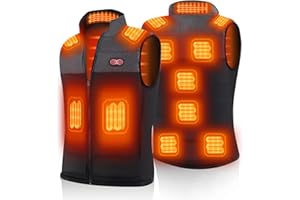 Ejoy Heated Vest - Heating Clothes for Men Lightweight Warm Waistcoat Women's Heat Jacket vest Outdoor (no include batteries)