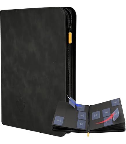 Amazon.com: Card Guardian - 9 Pocket Premium Black Card Binder