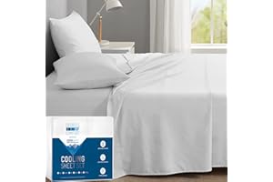 Degrees of Comfort Coolmax King Size Sheets Set, 4 Pieces Hotel Luxury Cooling Bed Sheet for Hot Sleepers, Super Soft, 14 Inc