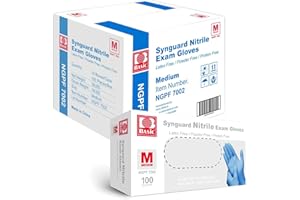Jointown Basic Medical Blue Nitrile Exam Gloves - Latex-Free & Powder-Free - NGPF7002 (Case of 1,000), Medium