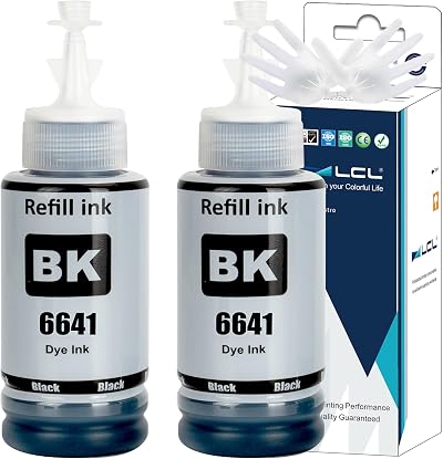 LCL Compatible Black Ink Bottle for Epson EcoTank 664 ET L Series Printers 2