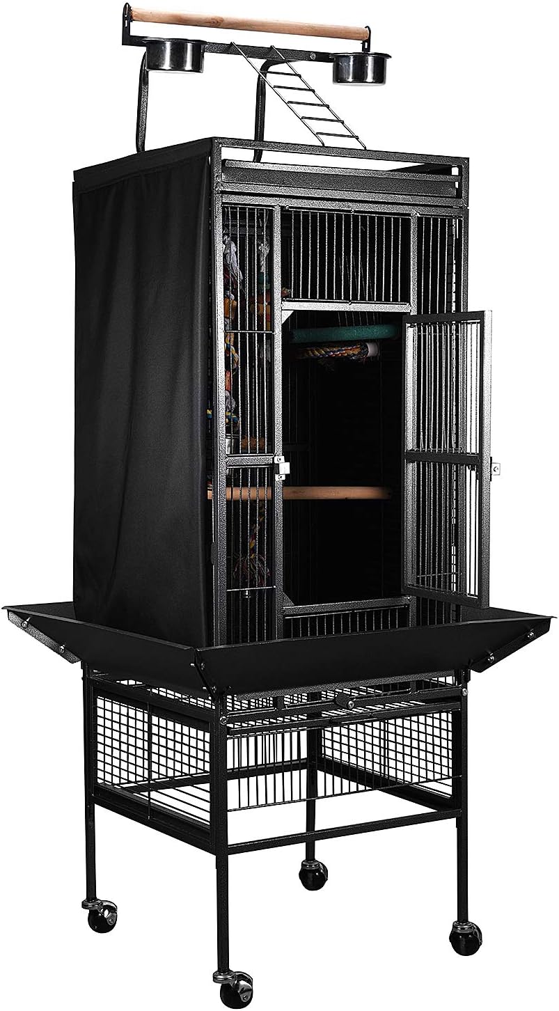 61 Green Colorday Good Night Bird Cage Cover For Large Bird Cage With