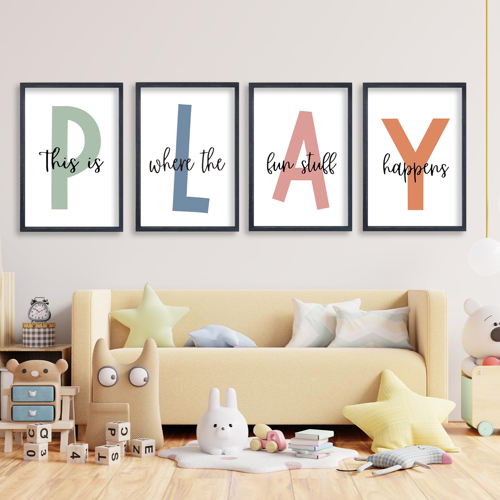 This Is Where The Fun Stuff Happens Kids Playroom Wall Art 11x16 Inch ...