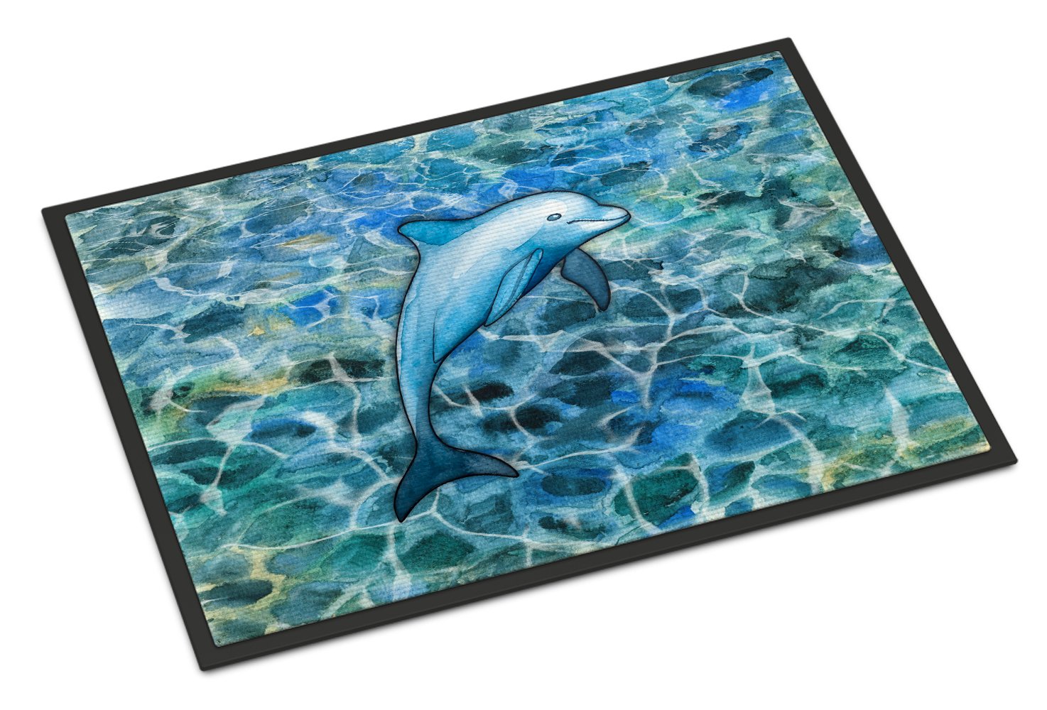 Caroline's Treasures Dolphin Doormat, Multicolor