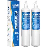 PUREPLUS 4204490 Replacement for Sub-Zero 4290510 Water Filter, 2 Pack | Compatible with 9030868 Refrigerator Water Filter, NSF/ANSI 42 Certified, Reduces Chlorine, Taste, Odors