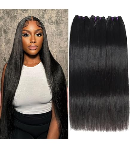 Amazon.com : Syrenlore Raw Vietnamese Bundles Human Hair 16  display picture 1