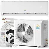 Rellytech Mini Split AC/Heating System, 12000 BTU, 19 SEER2 115V/110V | Ductless air conditioner, energy efficient, pre-charged system, up to 750sq.ft coverage, inverter heating and cooling