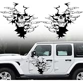 AuMoHall 2 Pack Skull Claw Torn Graphics Car Side Body Sitcker Self-Adhesive Car Hood Sticker Car Racing Sports Decoration Sticker 21.65