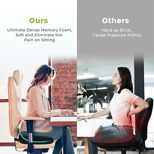 Dreamer Car Comfort Enhanced Seat Cushion Breathable Mesh