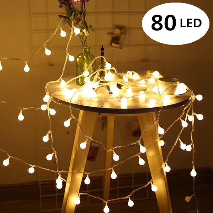 Lichterkette Batteriebetrieben 10M 80er LED XAGOO Lichterkette