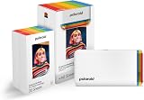 Polaroid Hi-Print 2x3 Bundle Printer with Paper Cartridges Bluetooth White view 1