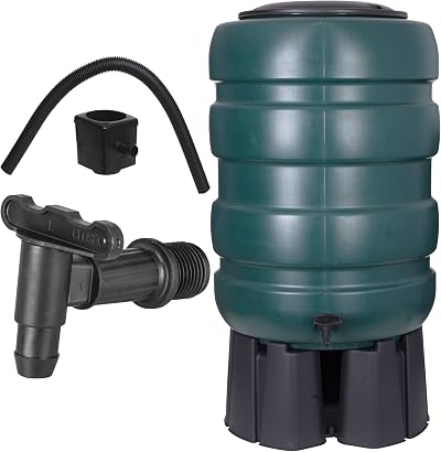 STORM TRADING GROUP 250L Water Butt XL with Stand Tap Garden Rain Barrel