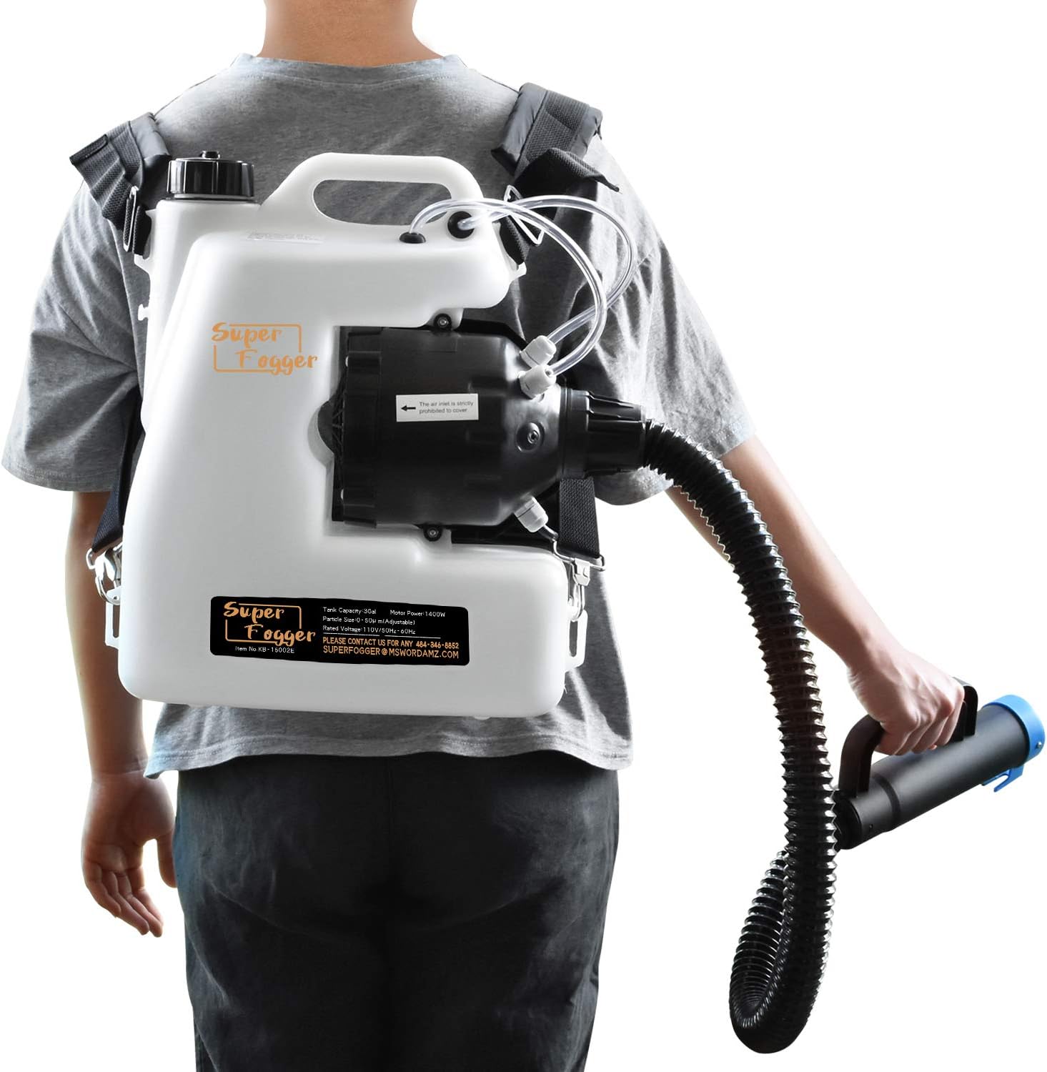 Portable ULV Fogger Machine,Backpack Disinfectant Mist Duster Sprayer