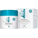 Derma E Eczema Relief Cream, 4 Oz, Calming Eczema Face Cream with Allantoin | Multi-purpose body &amp; face moisturizer for dry skin, hydrating cream with aloe vera, panthenol, allantoin, and glycerin