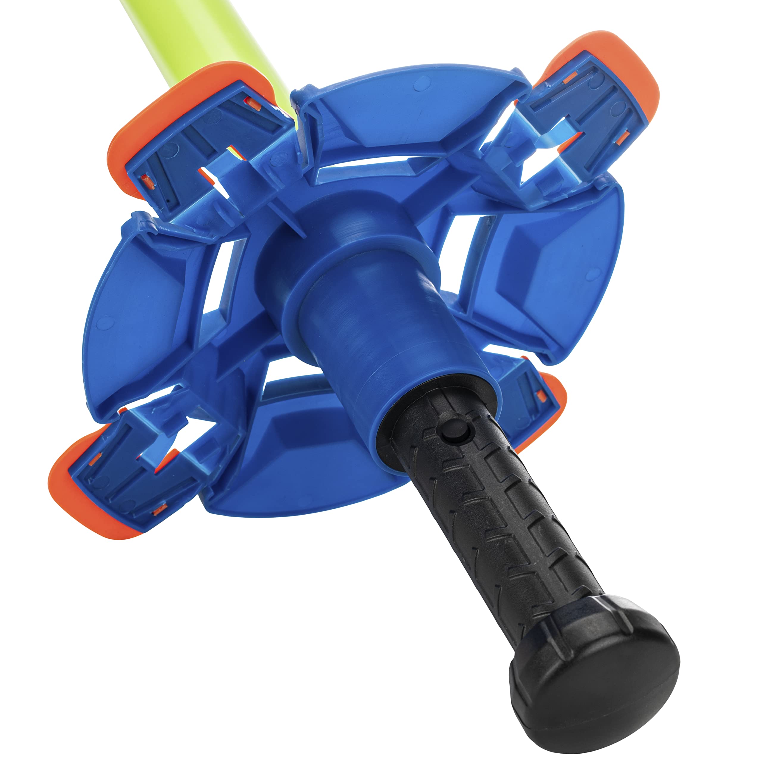 Nerf Duel Swords Set - Retractable Swords with Glow in the Dark Feature - Integrated Knockdown Targets - Kids Fencing Game, Green, Blue, Orange